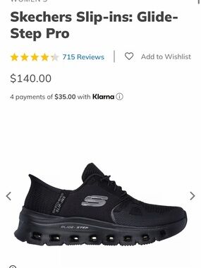 Skechers Glide-Step Pro Slip-On Sneakers in Black